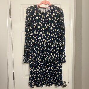 Draper James Navy Floral Dress size large